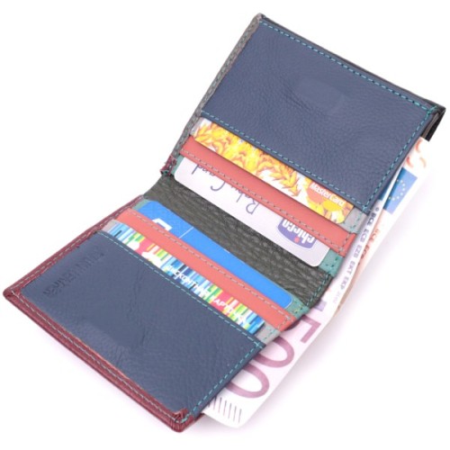 Гаманець ST Leather З натуральної шкіри Різнокольоровий (19510)