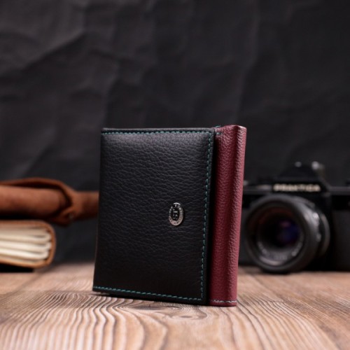 Гаманець ST Leather З натуральної шкіри Різнокольоровий (19510)