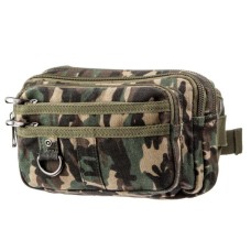 Сумка Vintage Бананка текстильна на пояс Мілітарі (20157)