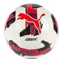 М'яч футбольний Puma Orbita 6 MS 084335-04 білий, чорний, бордовий 5 (4067981497270)