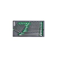 Ключ Toptul комбінований 6-24мм 16 шт. (У ложементі, тип A) (GEA0162)