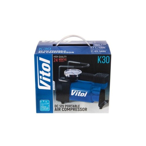 Автомобільний компресор VITOL K-30 150psi/14Amp/37л (K-30)