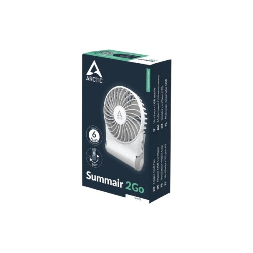Вентилятор Arctic USB-C SUMMAIR 2GO WHITE (AEBRZ00029A)