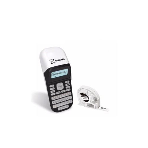 Принтер етикеток UKRMARK E110LT, Bluetooth, QR та штрих-коди, сумісний з картриджами DYMO LT (900450)