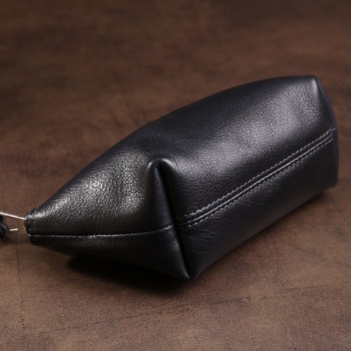 Косметичка Grande Pelle Шкіряна Чорна (11570)