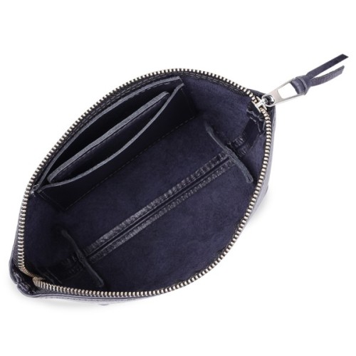 Косметичка Grande Pelle Шкіряна Чорна (11570)