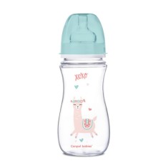 Пляшечка для годування Canpol babies антиколькова EasyStart - Toys з широким отвором 300 мл (35/222_gre)