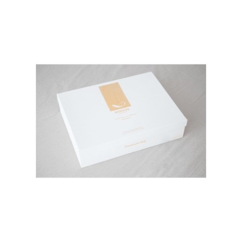 Постільна білизна MirSon Сатин Premium Corner Moko White 110х140 (2200001484283)
