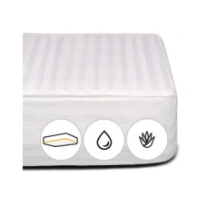 Наматрацник MirSon Royal Pearl тенсел (Modal) Waterproof Aloe Vera 319/3 120x190 см (2200000377890)