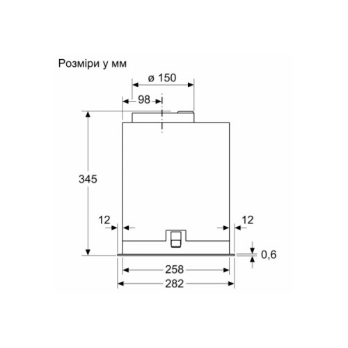 Витяжка кухонна Bosch DLN56AC50