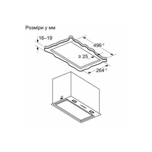 Витяжка кухонна Bosch DLN56AC50