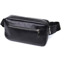 Сумка Shvigel З натуральної шкіри Чорна (22825)