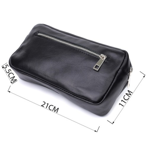 Сумка Shvigel З натуральної шкіри Чорна (22825)