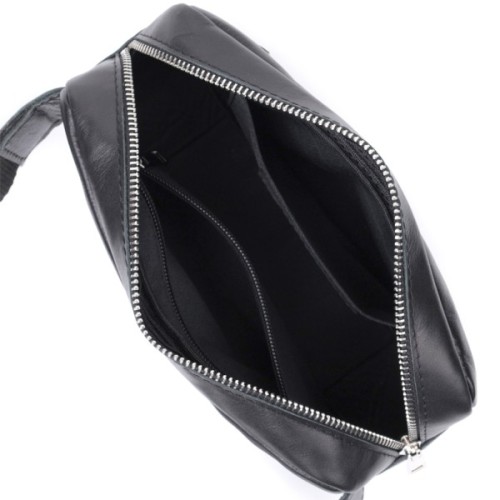 Сумка Shvigel З натуральної шкіри Чорна (22825)