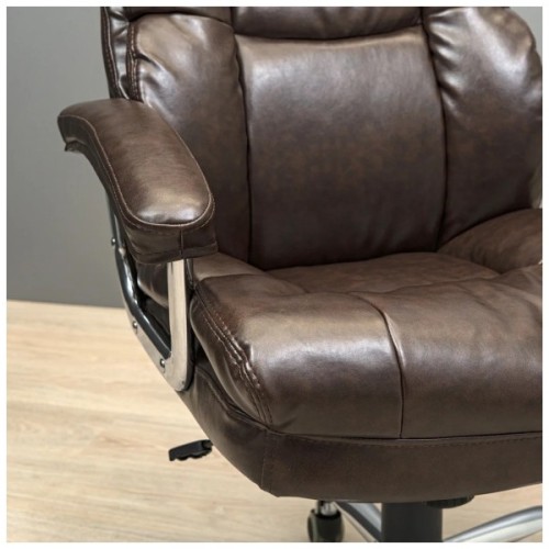 Офісне крісло Richman Манхеттен Ю Хром П3 M-1 (Tilt) Прайм Еспресо (R00000054508)