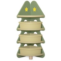 Дитячий стелаж Mealux кутовий для книг та іграшок Yoda (KD-E032 Green)