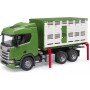 Спецтехніка Bruder Scania Super 560R для перевезення тварин 1:16 з коровою (03548)