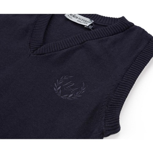 Жилет дитячий Na в'язаний (12-2064-140B-blue)