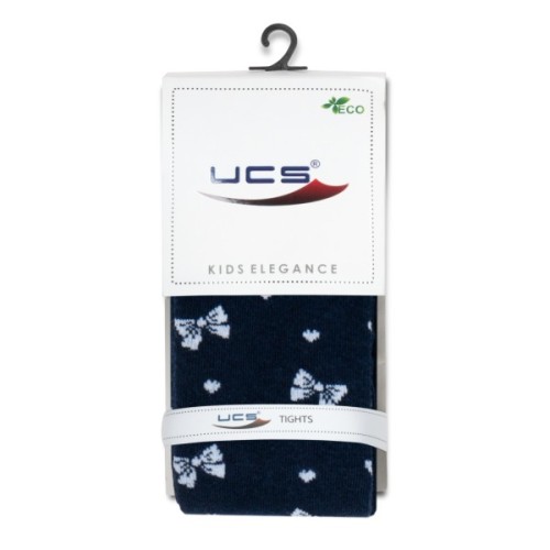 Колготки дитячі UCS Socks з бантиками (M0C0301-2034-3G-blue)