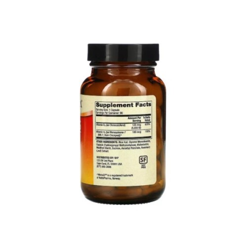 Вітамін Dr. Mercola Вітаміни D3 і K2, 5000 МО, 90 капсул (MCL-01996)