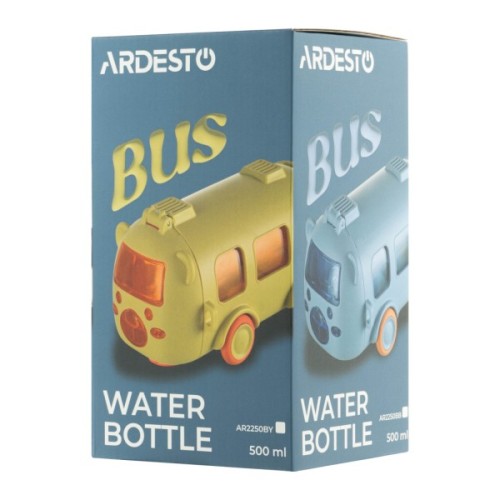 Пляшка для води Ardesto Bear Bus 500мл білий (AR2250BE)