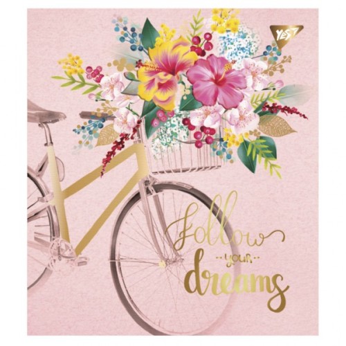 Зошит Yes А5 Follow your dreams 48 аркушів лінія (766888)