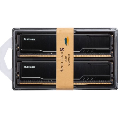 Модуль пам'яті для комп'ютера DDR4 16GB (2x8GB) 3200 MHz CL16 1.35V Resistance INTELIGENTES (IR4DFK2/16)