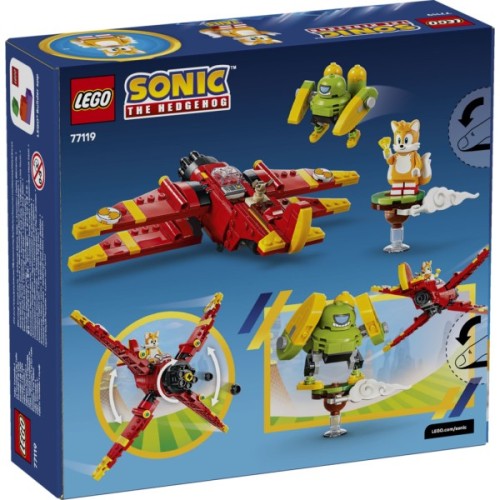 Конструктор LEGO Sonic the Hedgehog Літак Тейлза «Торнадо-1» (77119)