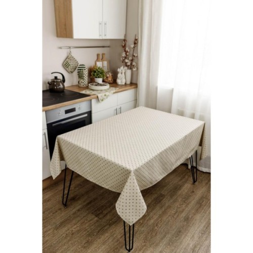 Скатертина Прованс Горох зелений Господиня 220х136 см (4823093451148)