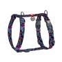Шлея для собак WAUDOG Nylon анатомічна H-подібна з QR-паспортом "Нескінченні світи" пластиковий фастекс, M (344-4058)