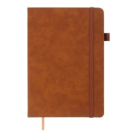 Книга записна Buromax Smarti 96 аркушів А5 у клітинку коричневий (BM.295113-25)