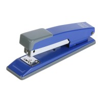 Степлер Buromax металевий, JOBMAX, 20 аркушів, (скоби №24; 26), 112 х 44 х 34 мм, синій (BM.4259-02)