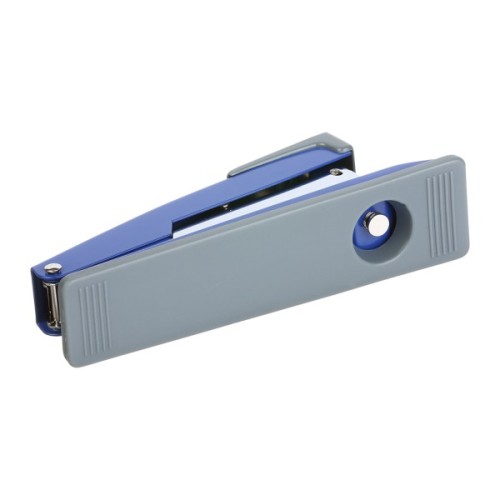 Степлер Buromax металевий, JOBMAX, 20 аркушів, (скоби №24; 26), 112 х 44 х 34 мм, синій (BM.4259-02)