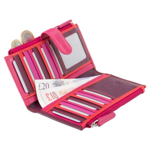 Гаманець Visconti RB100 Bermuda з RFID Plum Multi (RB100 PLUM M)