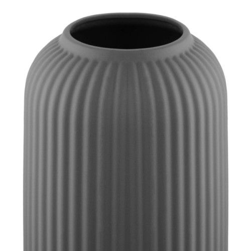 Ваза Ardesto Imola, 14х26см, порцеляна, сірий (AR3821G)
