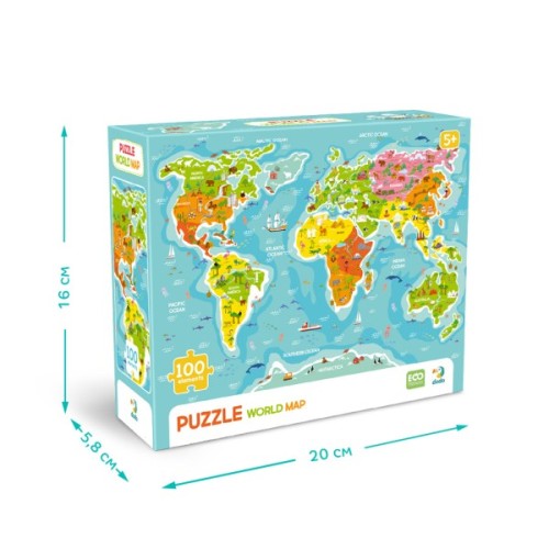 Пазл DoDo Мапа Світу (300704)