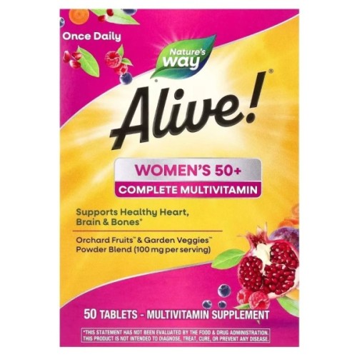 Мультивітамін Nature's Way Мультивітаміни повного комплексу для жінок 50+ Alive! Women (NWY-13662)
