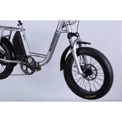 Електровелосипед Dorozhnik 20" ADAMANT DD FR рама-18,5" 8B 17.5А*г 500Вт 2026 срiблястий (ELB-D-20-076)