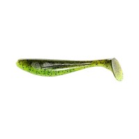 Силікон рибальський FishUP Wizzle Shad 3" 204 - Green Pumpkin/Chartreuse (8шт/уп) (1864.06.57)