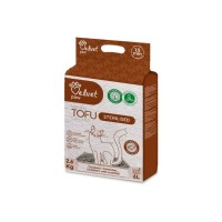 Наповнювач для туалету Velvet Paw TOFU для стерилізованих котів, з кокосовим вугіллям, мигдалевою та кокосовою есенцією (1.5 мм) 2 (TOF70055)
