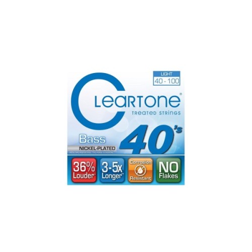 Струни для гітари Cleartone Bass Nickel-Plated Light (40-100) (6440)