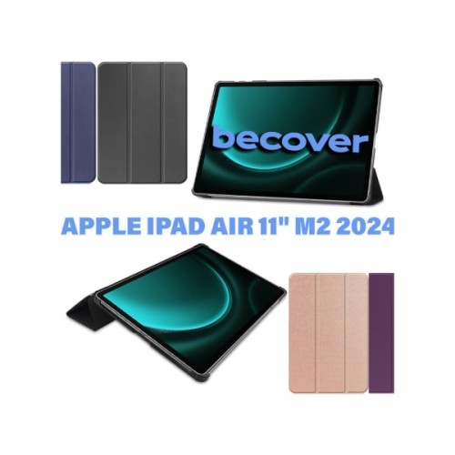 Чохол до планшета BeCover Smart Case Apple iPad Air 11" M2/M3 (2024/2025) Rose Gold (711388)