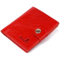 Портмоне Shvigel Шкіряне Червоне (16482)