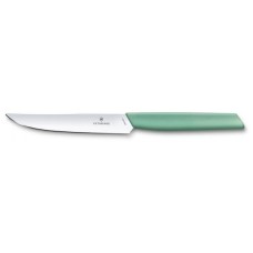 Кухонний ніж Victorinox Swiss Modern Steak 12 см Мятний (6.9006.1241)