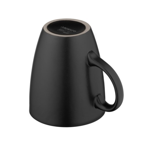 Чашка Ardesto Bolzano, 380мл, кераміка, чорно-зелений (AR2938BM)