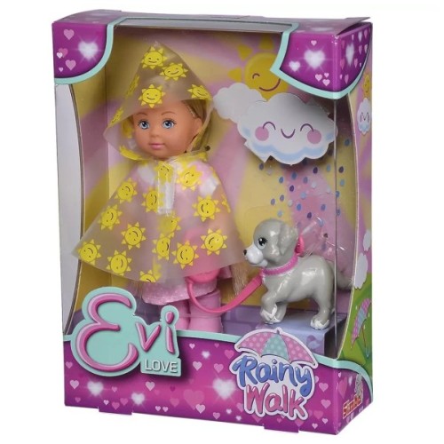 Лялька Simba Еві Прогулянка під дощем з песиком, аксесуарами (5733592)
