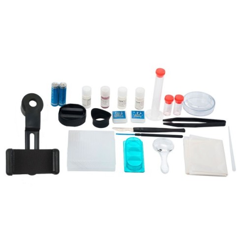 Мікроскоп Sigeta Mixi з адаптером для смартфона 40x-640x Blue (65911)