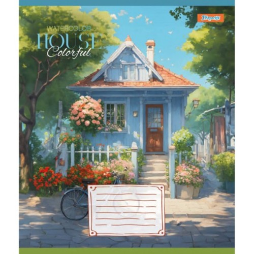 Зошит 1 вересня 1В House colorful 48 аркушів лінія (767116)