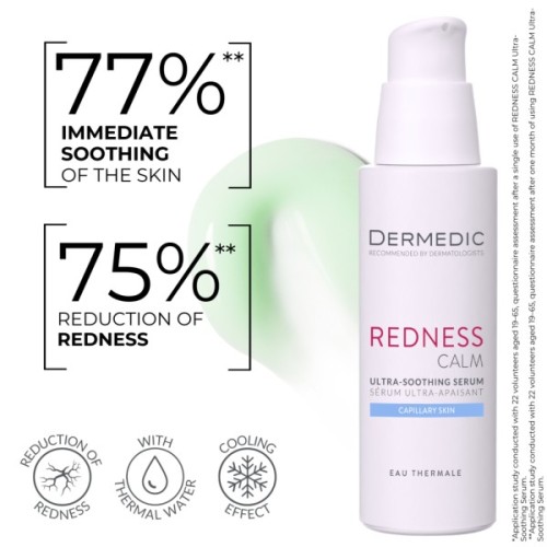 Сироватка для обличчя Dermedic Redness Calm Ультра-заспокійлива 30 мл (5901643178178)