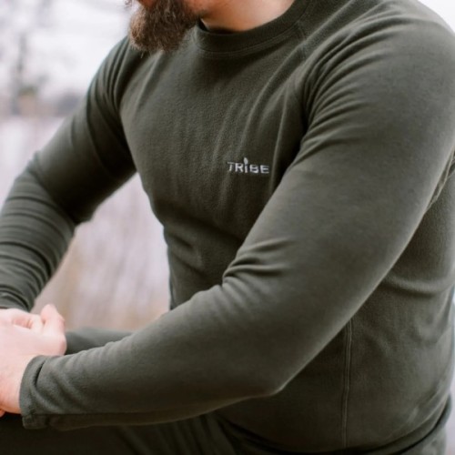 Комплект термобілизни Tribe Microfleece оливковий M (T-KA-0015-olive-M)
